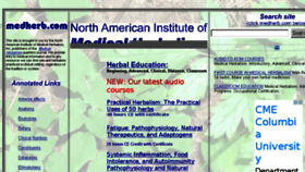 What Medherb.com website looked like in 2016 (8 years ago)