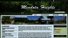 What Mendota-heights.com website looked like in 2016 (8 years ago)