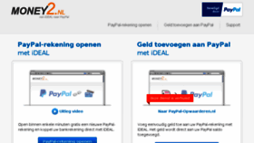 What Money2.nl website looked like in 2016 (8 years ago)