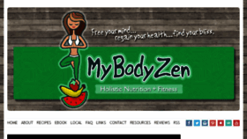 What Mybodyzen.com website looked like in 2016 (8 years ago)
