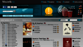 What Movie4k.me website looked like in 2016 (9 years ago)