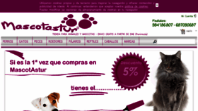 What Mascotastur.es website looked like in 2016 (8 years ago)