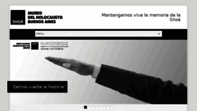 What Museodelholocausto.org.ar website looked like in 2016 (8 years ago)
