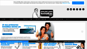 What Mejorconlentillas.com website looked like in 2016 (8 years ago)