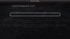 What Mimenopausia.com website looked like in 2016 (8 years ago)