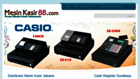What Mesinkasir88.com website looked like in 2016 (8 years ago)