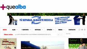 What Masquealba.com website looked like in 2016 (8 years ago)