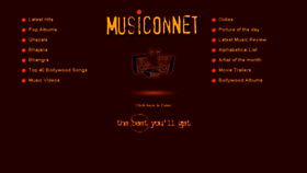 What Musiconnet.com website looked like in 2016 (8 years ago)