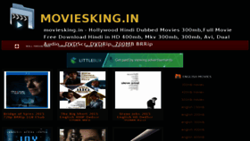 What Moviesking.in website looked like in 2016 (8 years ago)