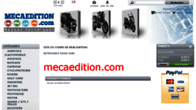 What Mecaedition.fr website looked like in 2016 (8 years ago)