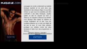What Maqueue.com website looked like in 2016 (8 years ago)
