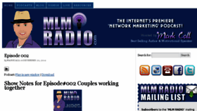 What Mlmradio.com website looked like in 2016 (8 years ago)