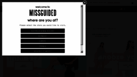 What Missguidedus.com website looked like in 2016 (8 years ago)