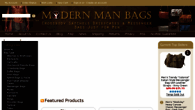 What Modernmanbags.com website looked like in 2016 (8 years ago)