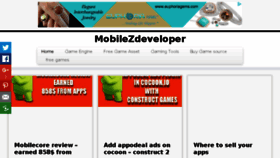 What Mobilezdeveloper.com website looked like in 2016 (8 years ago)