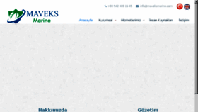 What Maveks.com website looked like in 2016 (8 years ago)