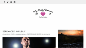 What Mydailyromance.com website looked like in 2016 (9 years ago)