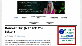 What Monicaswanson.com website looked like in 2016 (8 years ago)