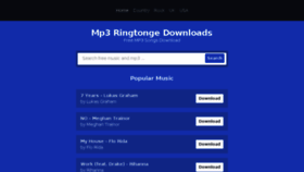 What Mp3ringtone.info website looked like in 2016 (8 years ago)