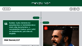 What Mevzuvar.com website looked like in 2016 (8 years ago)