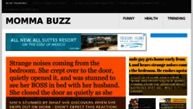 What Mommabuzz.com website looked like in 2016 (8 years ago)