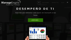 What Manageengine.mx website looked like in 2016 (9 years ago)