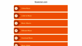 What Musiciran.com website looked like in 2016 (8 years ago)