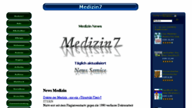What Medizin7.com website looked like in 2016 (8 years ago)