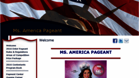 What Msamericapageant.com website looked like in 2016 (8 years ago)