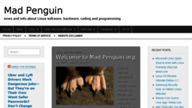 What Madpenguin.org website looked like in 2016 (8 years ago)