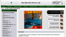 What Maxabledieselparts.com website looked like in 2016 (8 years ago)