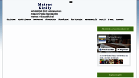 What Matrackiraly.hu website looked like in 2016 (8 years ago)