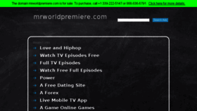 What Mrworldpremiere.com website looked like in 2016 (8 years ago)