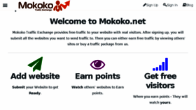 What Mokoko.net website looked like in 2016 (8 years ago)