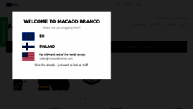 What Macacobranco.com website looked like in 2016 (8 years ago)