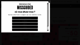 What Missguidedfr.fr website looked like in 2016 (8 years ago)