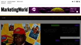 What Marketingworldmag.com website looked like in 2016 (8 years ago)