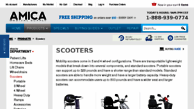 What Mobilityscooterusa.com website looked like in 2016 (8 years ago)