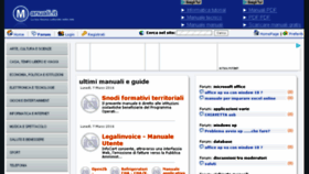 What Manuali.it website looked like in 2016 (8 years ago)