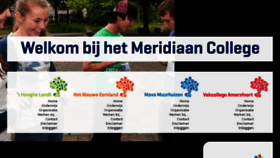 What Meridiaan-college.nl website looked like in 2016 (8 years ago)
