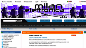 What Milanelettronica.com website looked like in 2016 (8 years ago)