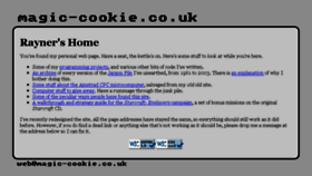 What Magic-cookie.co.uk website looked like in 2016 (8 years ago)
