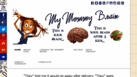 What My-mommy-brain.com website looked like in 2016 (8 years ago)