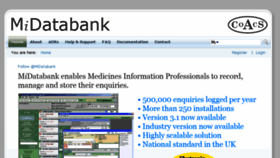 What Midatabank.com website looked like in 2016 (8 years ago)