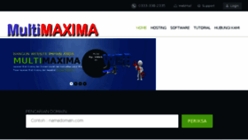 What Multimaxima.com website looked like in 2016 (8 years ago)