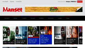 What Mansetgazetesi.com website looked like in 2016 (8 years ago)