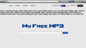 What Myfreemp3.space website looked like in 2016 (8 years ago)