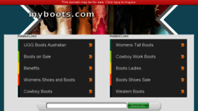 What Myboots.com website looked like in 2016 (8 years ago)