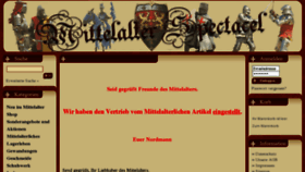 What Mittelalter-spectacel.de website looked like in 2011 (13 years ago)