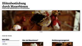 What Mauerbienen-im-erwerbsobstbau.de website looked like in 2016 (8 years ago)